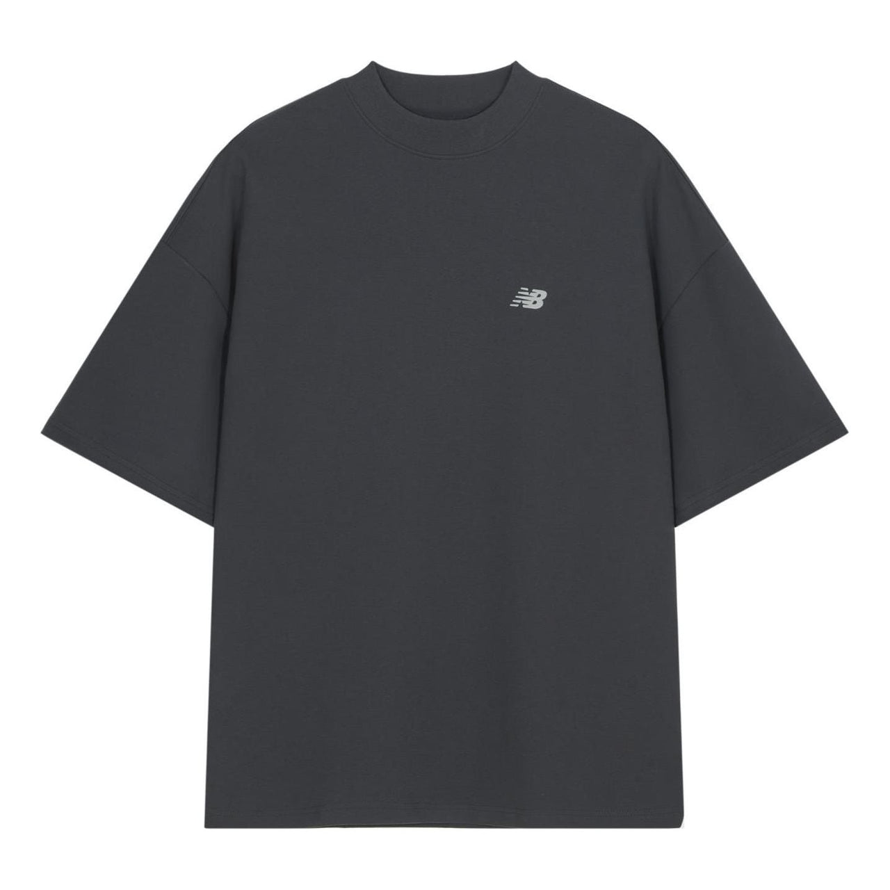 New Balance NB Logo Cotton T-shirt Asia Sizing 'Grey' AMT41333-ACK