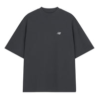 New Balance NB Logo Cotton T-shirt Asia Sizing 'Grey' AMT41333-ACK