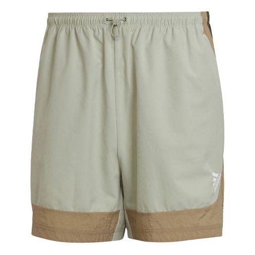 adidas Colorblock Loose Sports Shorts Green HP1888