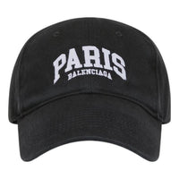 (WMNS) Balenciaga Paris Logo Baseball Cap 'Black White' 680748410B20107