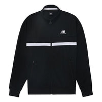 New Balance Nyc Marathon Athletics Podium Track Jacket Asia Sizing 'Black White' AMJ03501-BK