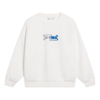 (WMNS) Li-Ning Anything Is Possible Graphic Sweatshirt 'White' AWDT580-3