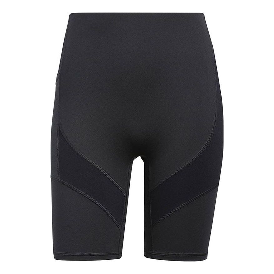 (WMNS) adidas Yoga 4 Elements Studio Pocket Short Tights Asia Sizing 'Black' HC3335