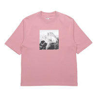 THE NORTH FACE Big Size Print Short Sleeve Pink 499V-ZCF
