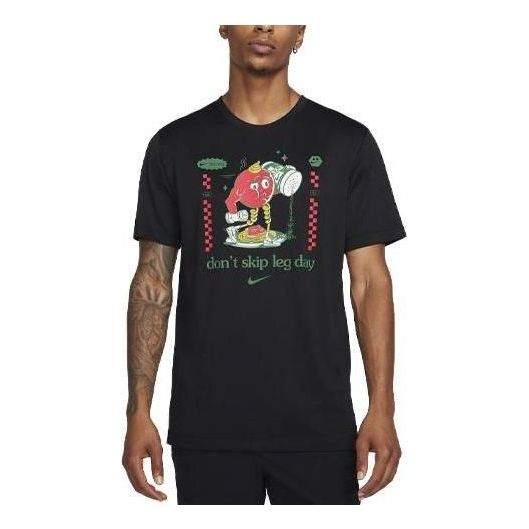 Nike Dri-FIT Fitness T-Shirt 'Black' FN0849-010