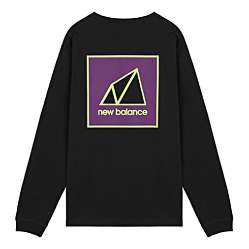 New Balance All Terrain Long Sleeve Top Asia Sizing 'Black Purple' MT11584-BK