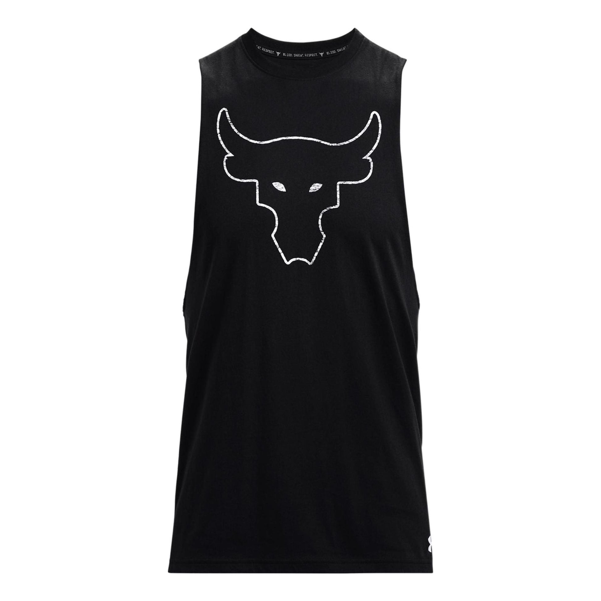 Under Armour Project Rock Brahma Bull Tank 'Black White' 1371215-001