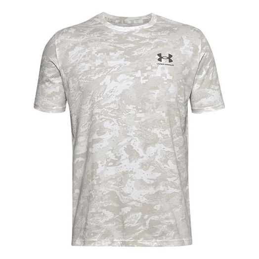 Men's Under Armour All-Over Logo Short Sleeve White 1357727-112