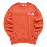 FILA FUSION Alphabet Logo Printing Sports Pullover Unisex Orange T11U038205A-OR