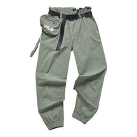 (WMNS) FILA FUSION Belt Casual Jogger Pants Green T11W023802F-GN
