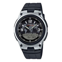 CASIO Waterproof Analog Mens Black Digital AW-80-1A2Q