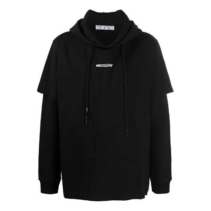 Men's Off-White logo Black OMBB051E20FLE0021001