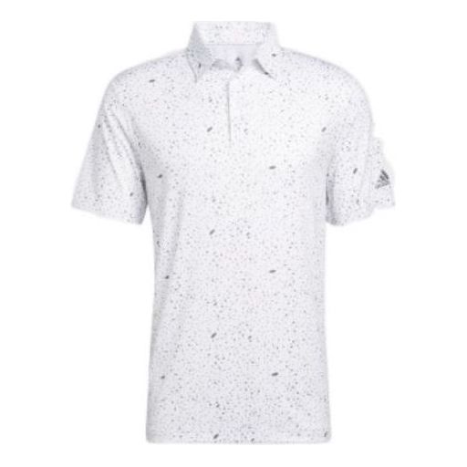 adidas Flag Print PrimeBlue Polo 'White Grey' HA9144