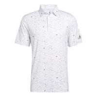 adidas Flag Print PrimeBlue Polo 'White Grey' HA9144