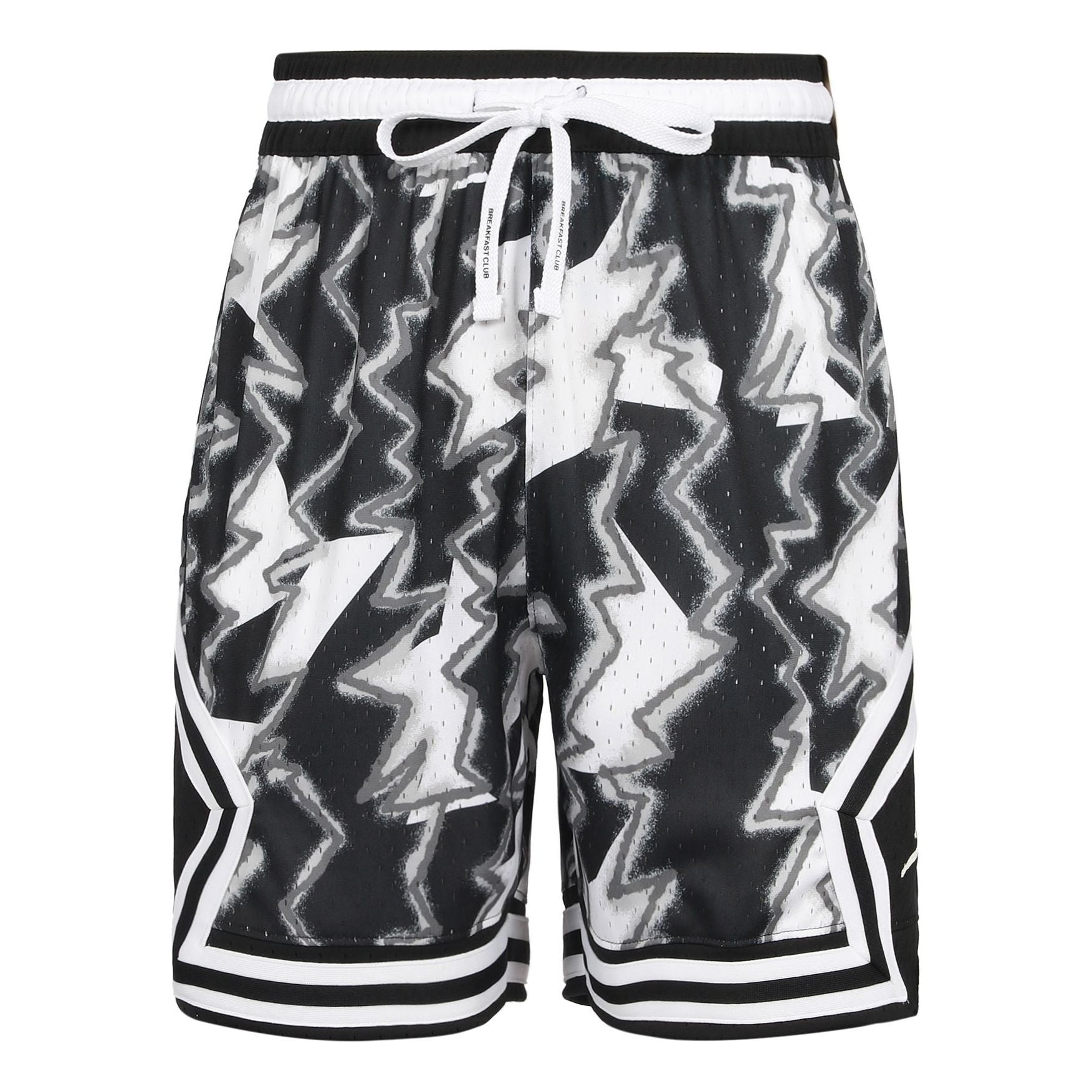 Men's Air Jordan Dri-FIT Sport BC Graffiti Printing Side Flying Man Logo Sports Shorts Black White DQ7334-100