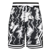 Men's Air Jordan Dri-FIT Sport BC Graffiti Printing Side Flying Man Logo Sports Shorts Black White DQ7334-100