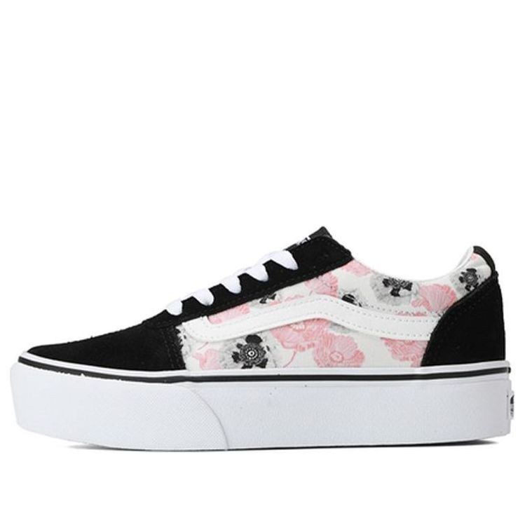 Vans Ward Platform Pink Floral 'Pink Black' VN0A3TLCXX3