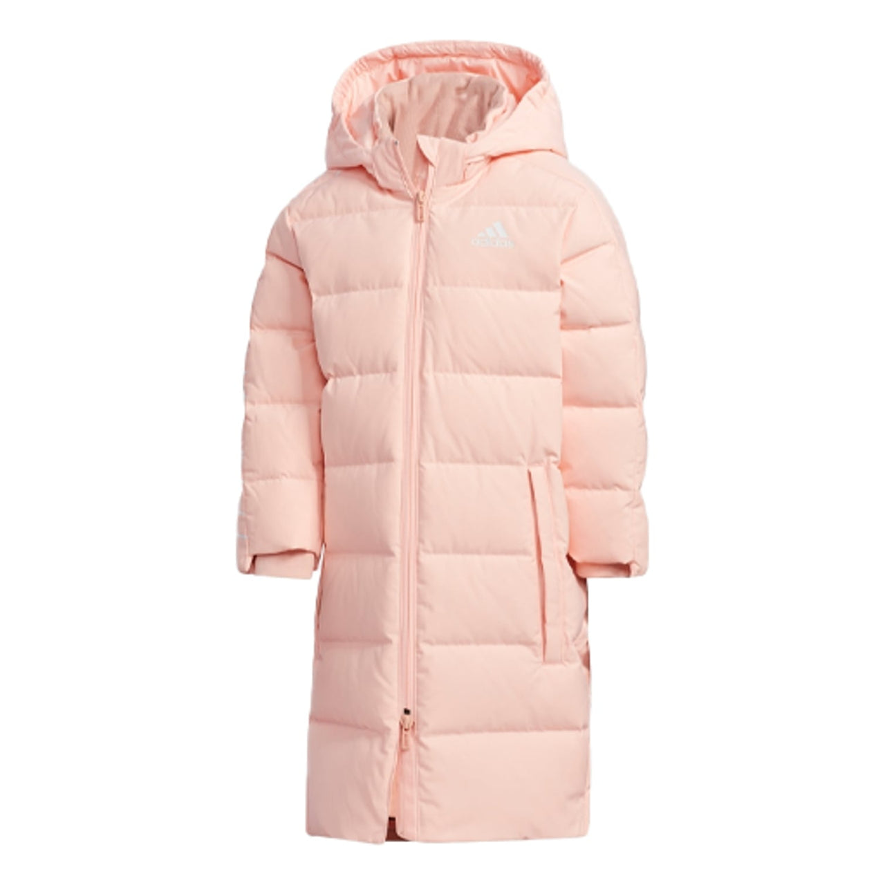 (WMNS) adidas Long Down Jacket Asia Sizing 'Pink' GL1339