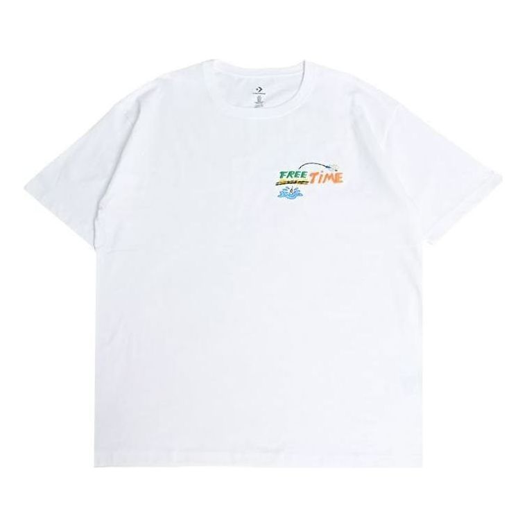 Converse Summer Fishing T-Shirt Asia Sizing 'White' 10027222-A01