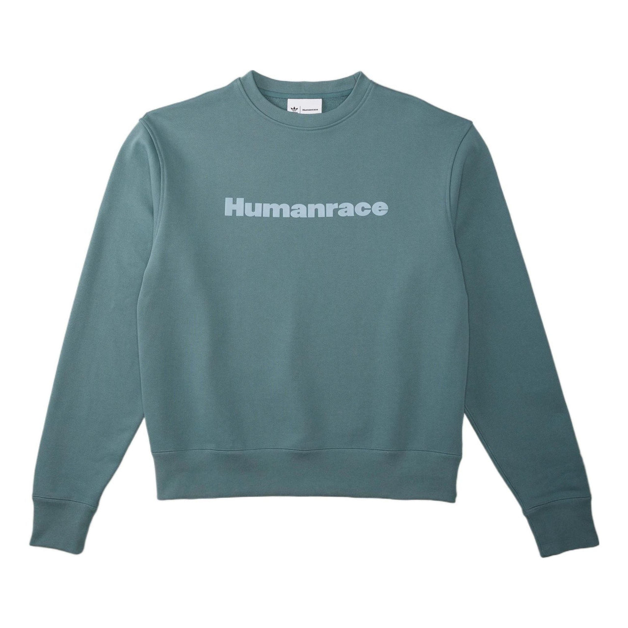 adidas x Pharrell Humanrace Logo Sweatshirt 'Grey Blue' HK6694