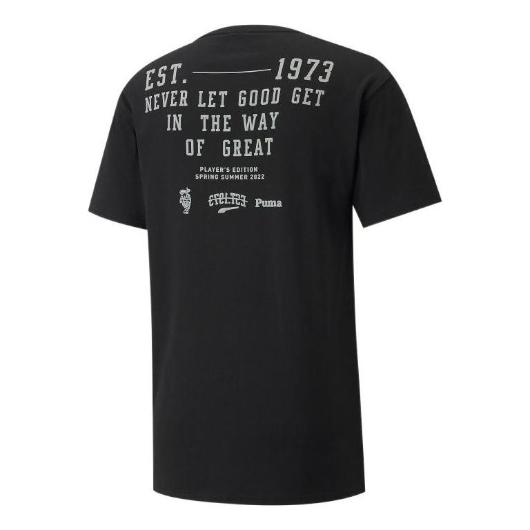 PUMA Logo EST. 1973 T-Shirt 'Black' 534227-02