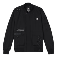 New Balance Logo Windproof Down Jacket Asia Sizing 'Black' NAA1N013-BK
