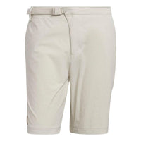 adidas Solid Color Side  Belt Straight Shorts Men's Creamy White HS5622