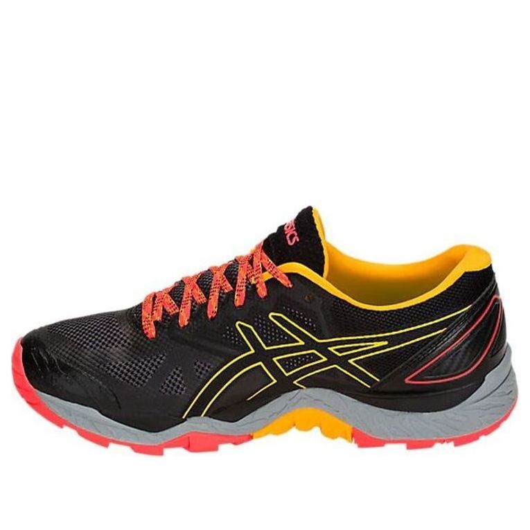 (WMNS) ASICS Gel-FujiTrabuco 6 'Black Yellow Red' T7E9N-001