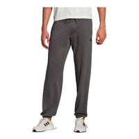 Men's adidas Solid Color Brand Logo Printing Bundle Feet Athleisure Casual Sports Pants Light Grey H61155