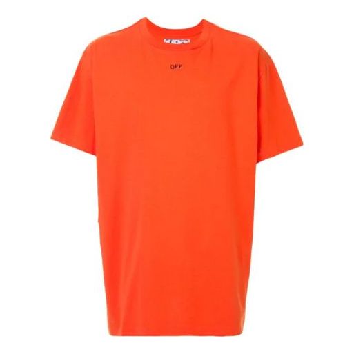 Off-White Arrow Printing Short Sleeve Orange OMAA038E20JER0032010