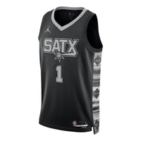 Air Jordan NBA Victor Wembanyama San Antonio Spurs 24/25 Statement Edition Swingman Jersey #1 DO9543-014