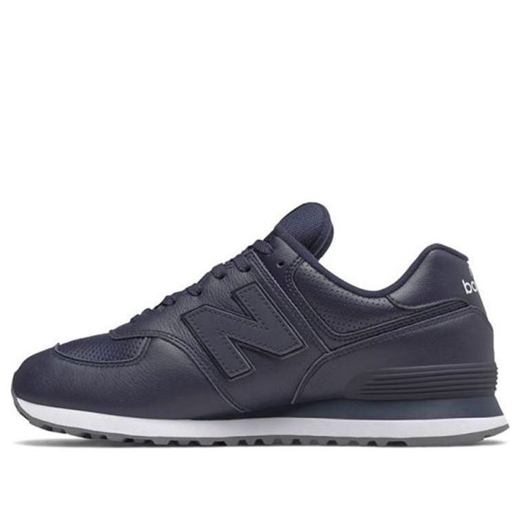 New Balance 574 Shoes Navy ML574SNU