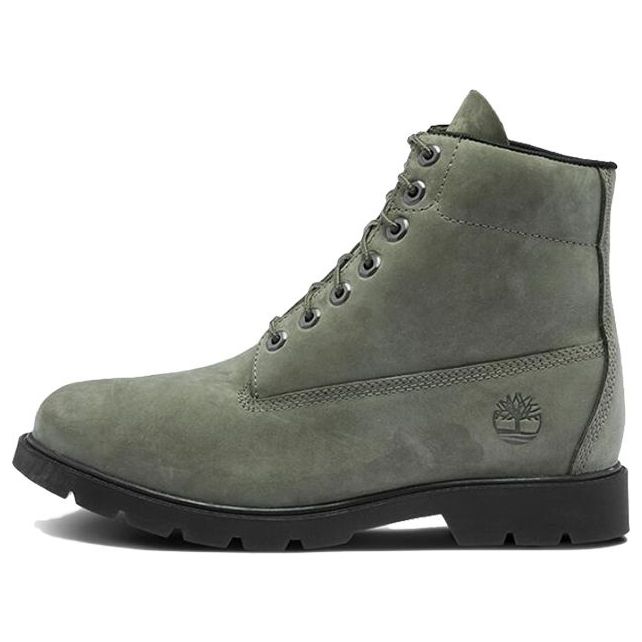 Timberland Basic 6 Inch Wide-Fit Non-contrast Boots 'Olive Green' A29E7