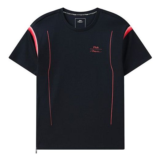 FILA x 3.1 phillip lim Crossover Round Neck Pullover Short Sleeve Blue F11M126106F-NV