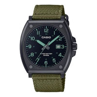 CASIO Analog 'Olive Green' MTP-E715C-3AVDF