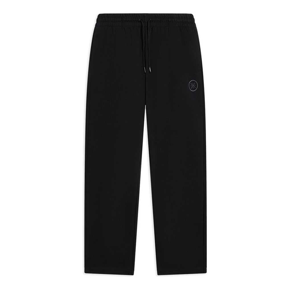 Li-Ning Way Of Wade Logo Straight Sweatpants 'Black' AKLS823-1