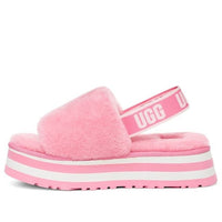 (WMNS) UGG Disco Slide Thick Sole Shoe 'Pink' 1112258-STPN