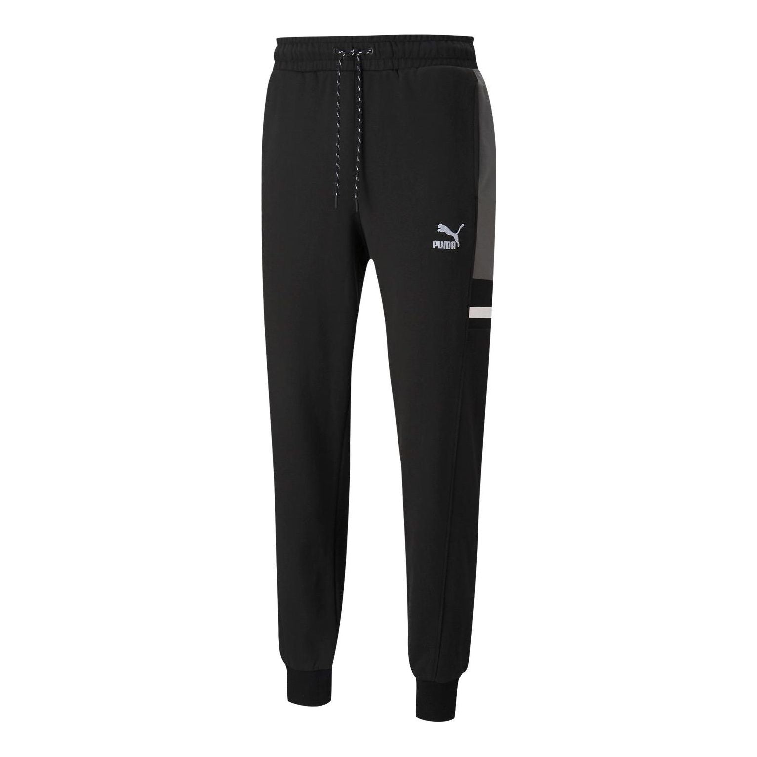 PUMA Logo Tape Pants 'Black' 533206-01