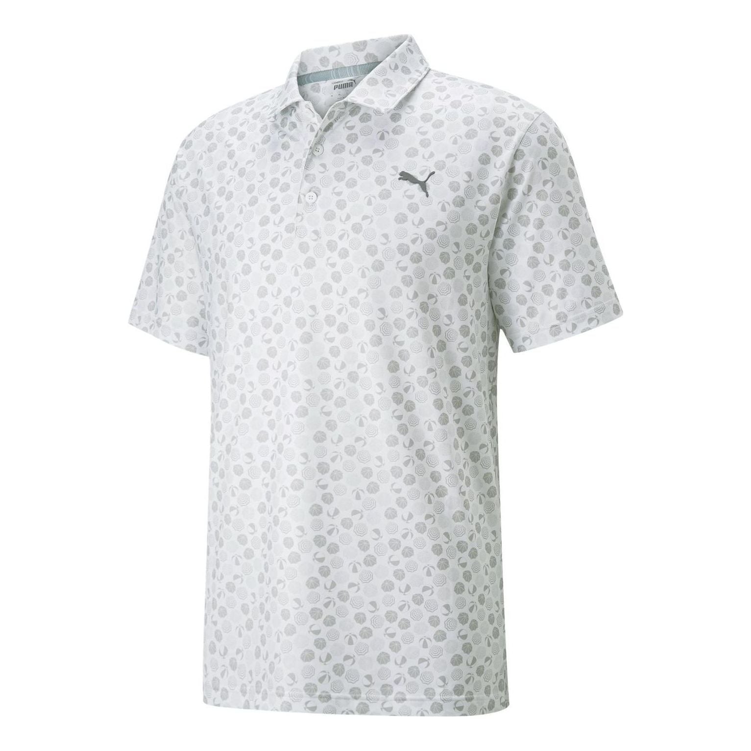 PUMA Mattr Beach Trip Polo Shirt 'Grey' 535444-01