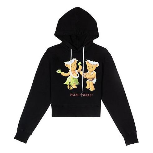 PALM ANGELS Bear Jacket Black PWBB022S20FLE0081060