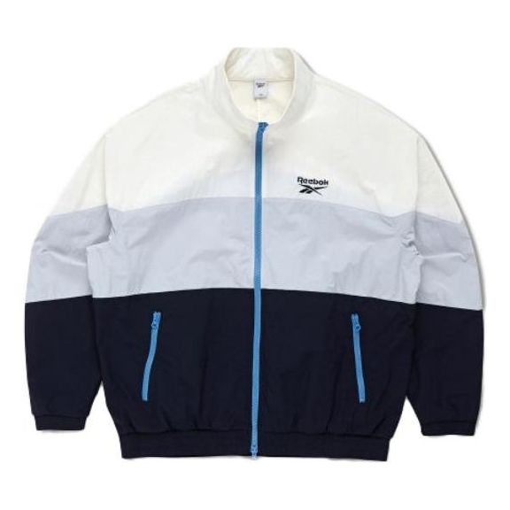 Reebok The Roundup No Way Out Windbreaker 'White Navy' REJU3FJ64WT