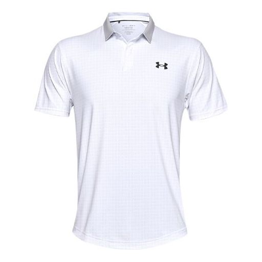 Under Armour Iso-Chill Grid Polo Shirt 'White' 1356650-100