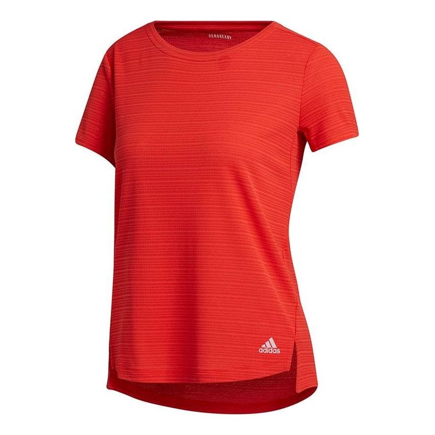 (WMNS) adidas Comfortable Breathable Training T-Shirt Asia Sizing 'Red' GP3968