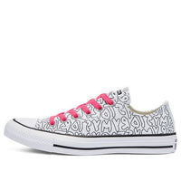 Converse Chuck Taylor All Star Canvas Shoes White/Black/Pink 170297C