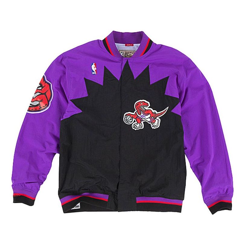 Mitchell & Ness NBA AU Training Jacket Toronto Raptors Couple Style Purple 6056-343-95TRP