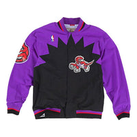 Mitchell & Ness NBA AU Training Jacket Toronto Raptors Couple Style Purple 6056-343-95TRP