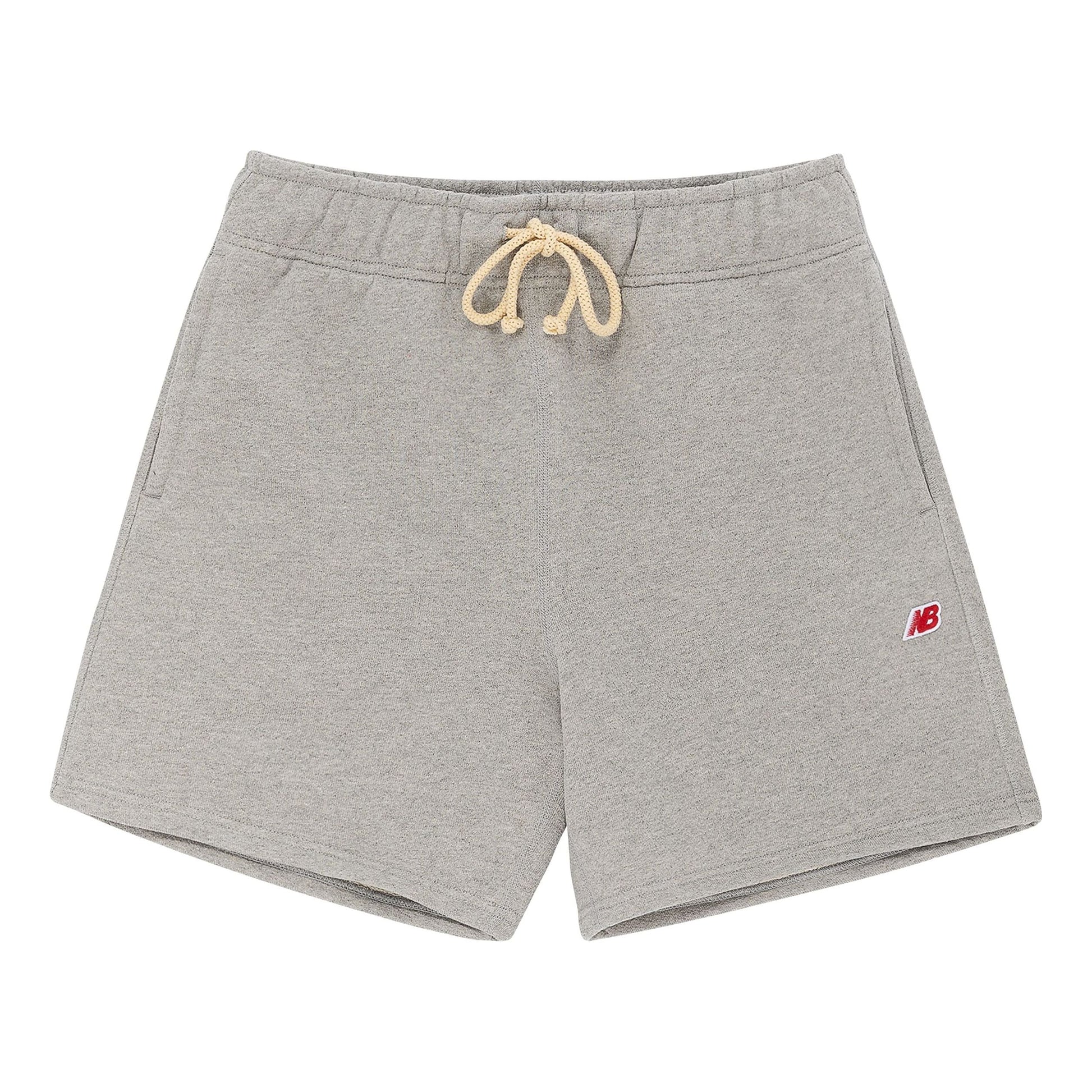 New Balance Made in USA Core Shorts Asia Sizing 'Athletic Grey' MS21548-AG