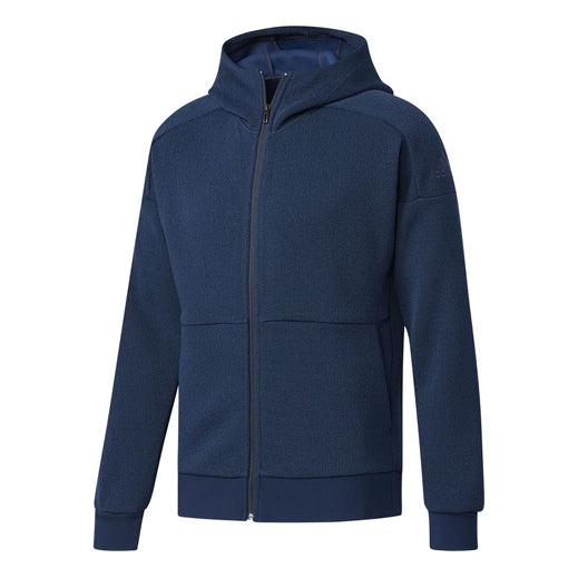 adidas Casual Sports Knit Hooded Jacket Blue CD2872