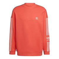 adidas Sweatshirt Asia Sizing 'Orange White' HC1996