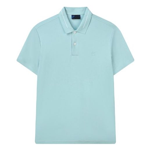 FILA Solid Color Small Logo Short Sleeve polo Blue F11M122140F-LB